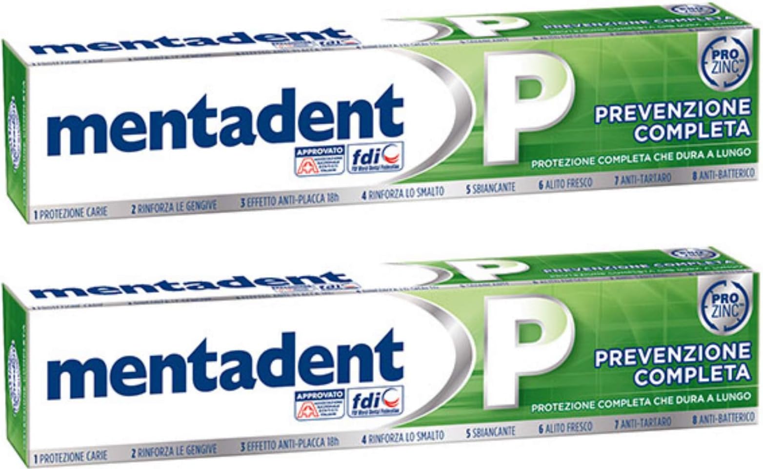 Amazon.com : Mentadent P Toothpaste Prevention Complete 3.38 Fluid ...