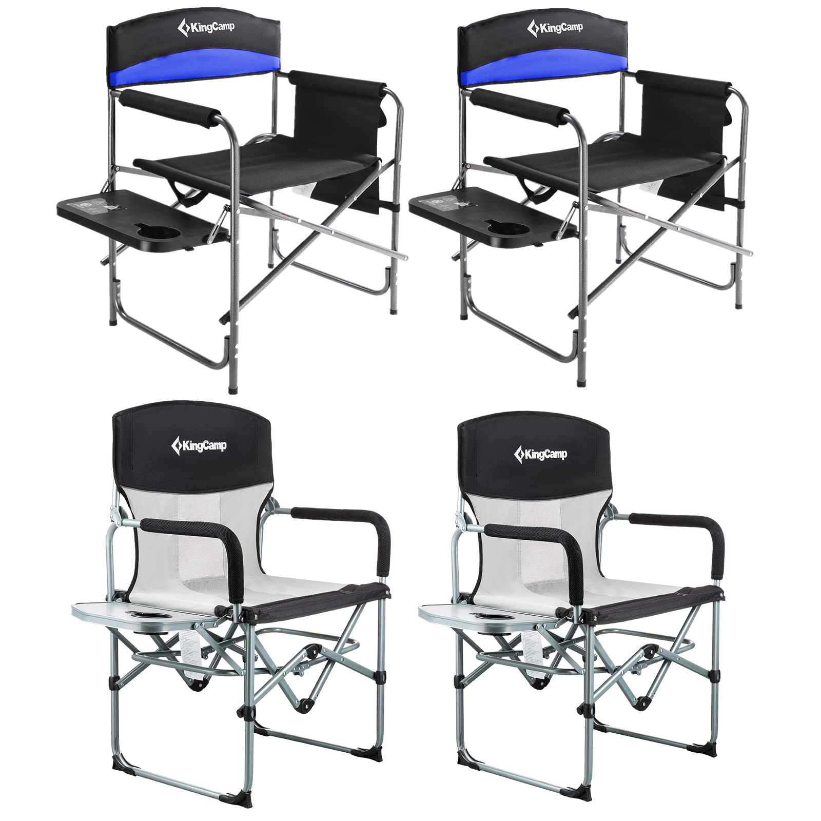 KingCamp Portable Camping Chair for Outdoor Tailgating Sports Backpacking Fishing Lawn Beach Trip Picnic
