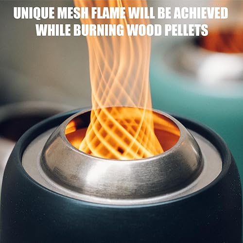 Miniatura 3 de ONLYFIRE OUTDOOR LIVING Chimenea de mesa de 12 pulgadas con bolsa de transporte, hoguera portátil para camping, caravana, patio trasero, hoguera,