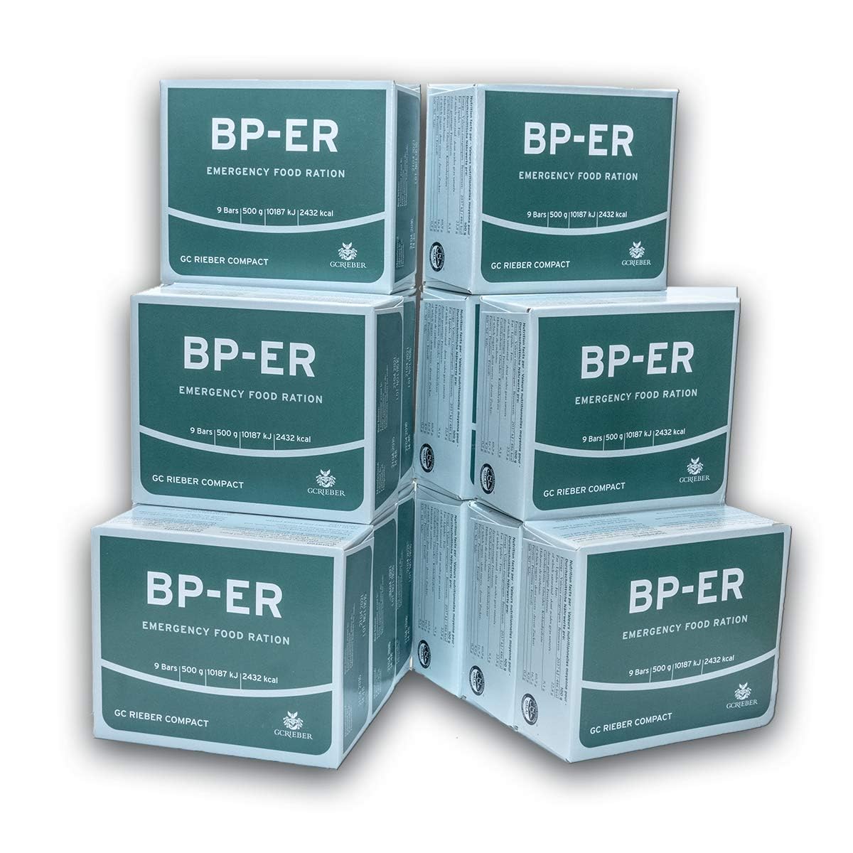 Bp-Er Ration D'Urgence | Boîte De 24 X 500 G Nourriture Longue Durée Prête À Être Consommée Immédiatement.