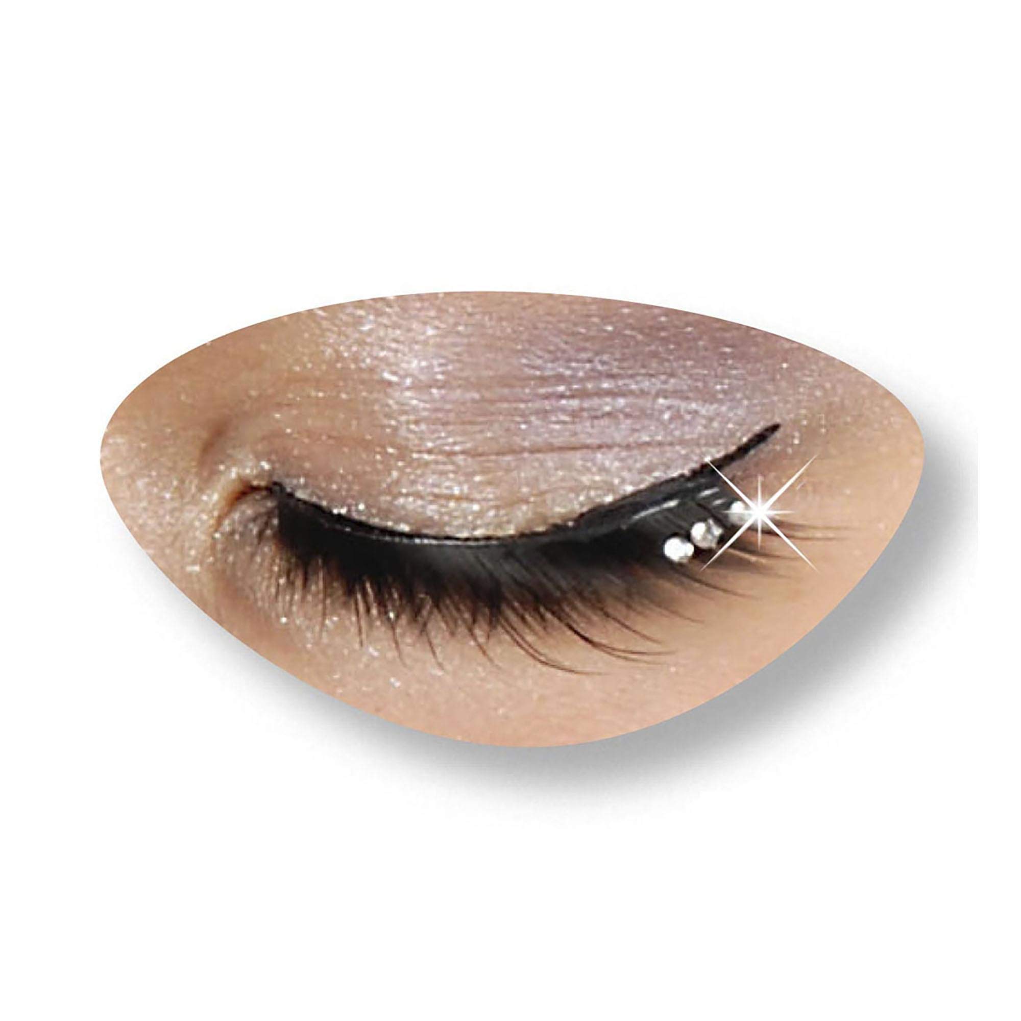 Widmann Glitzer Wimpern Mit Kleber – Karneval, Fasching, Mottoparty & Halloween Accessoire In Box