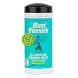Aunt Fannie's Natural Cleaning Vinegar Wipes, Multipurpose Surface Cleaner, Eucalyptus Scent, 35 Count (Pack of 1)