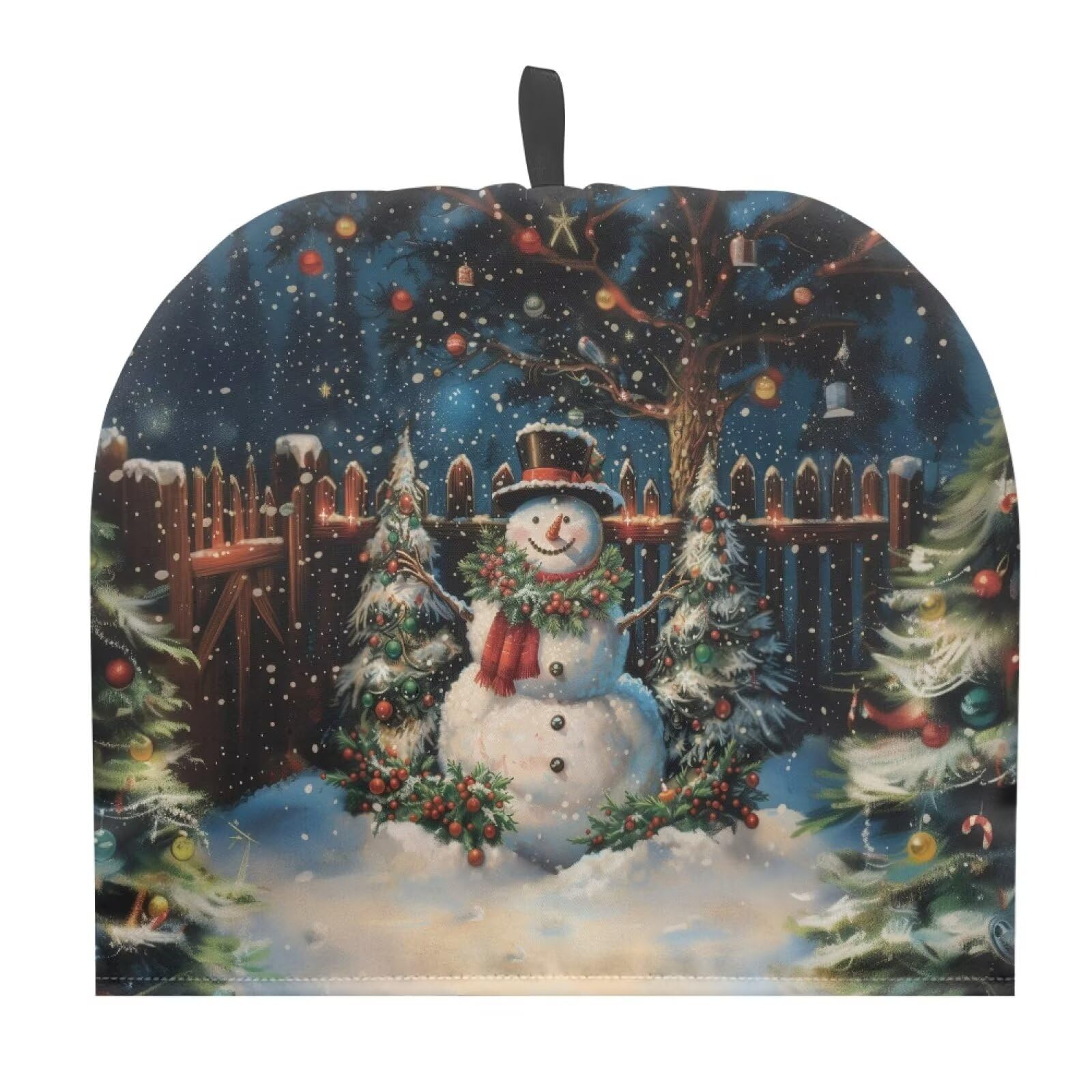 Christmas Tree Snowman Tea Pot Cozies for English Tea Sets Scratches-Proof Insulated Teapot Cover Thermal Insulation &amp; Heat Preservation Teapot Cosy for Home Table Christmas Decor