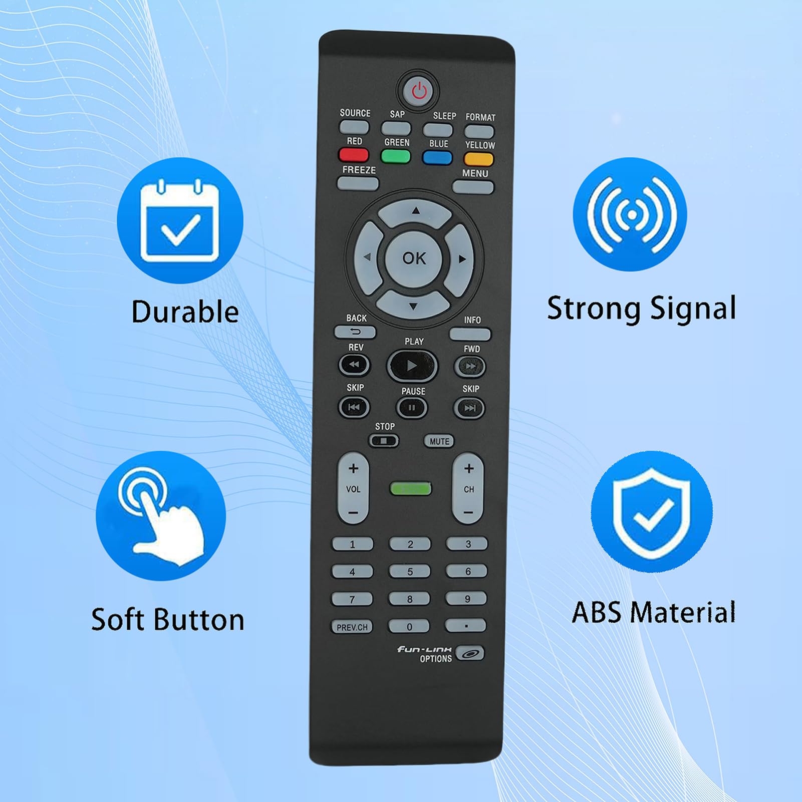 Amazon | ユニバーサル交換用リモコン Magnavox TV NF804UD 26MD301B