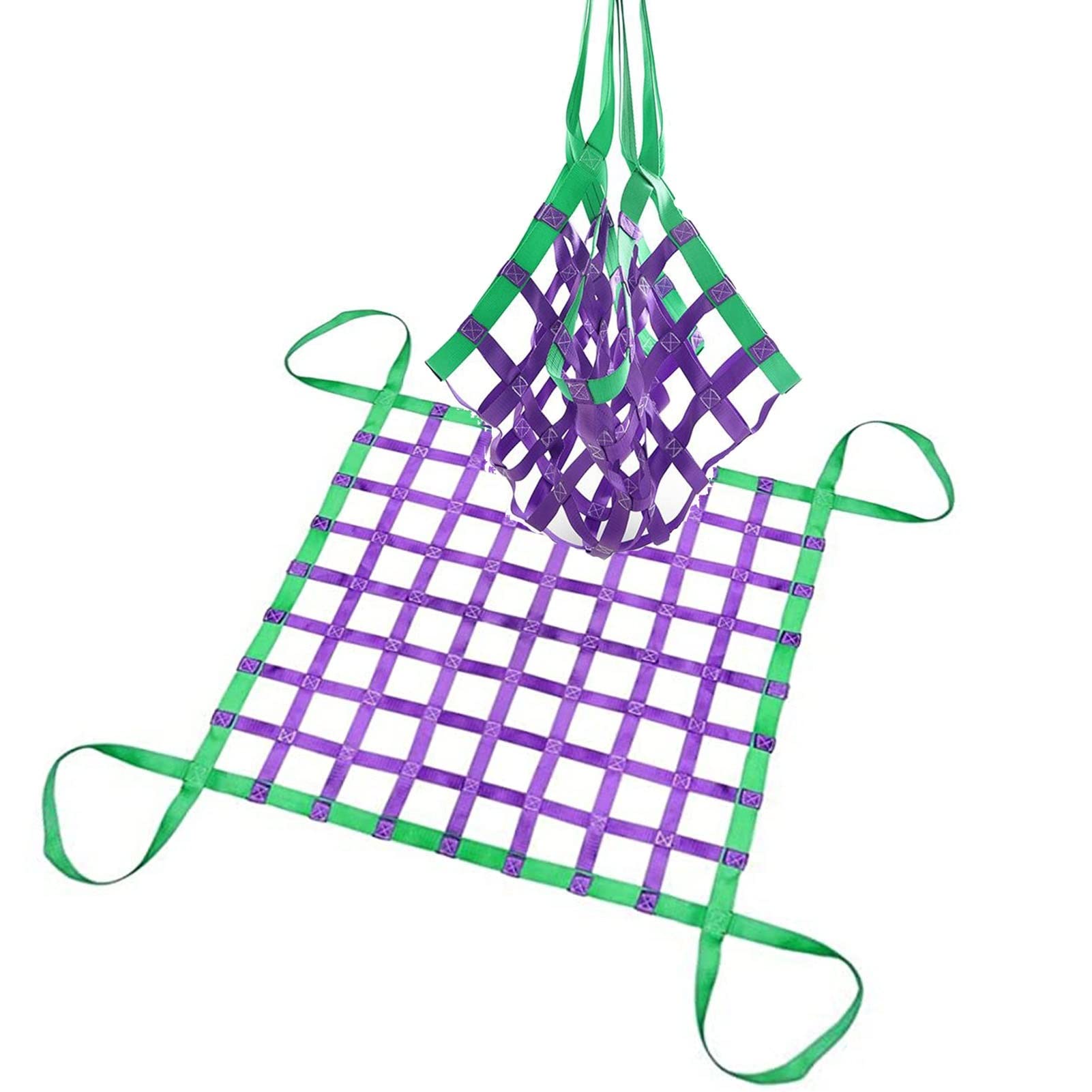 Hebenetz Für Hängende Ladung - Sicherer Hängendes Hebe-Gepäcknetz, Flaches Nylon-Frachtnetz, Anhebendes Netz Des Seils, Elastisches Frachtnetz, Reißfeste Cargogurte, Cargo-Hebetasche ( Size : 1.5 X 1.