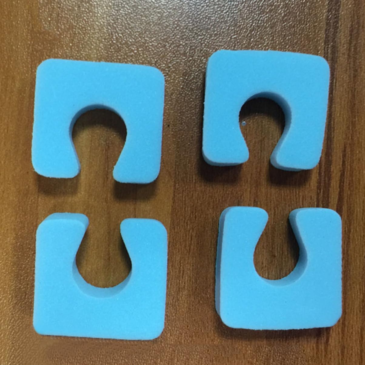 Healeved 288 Piezas espaciadores de dedos disidente separador de juegos de manicura empaquetadora cuñas separador de dedos de esponja espaciadores de punta de esponja