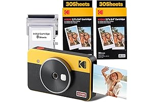 KODAK Mini Shot 2 Retro 4PASS 2-in-1 Instant Digital Camera and Photo...