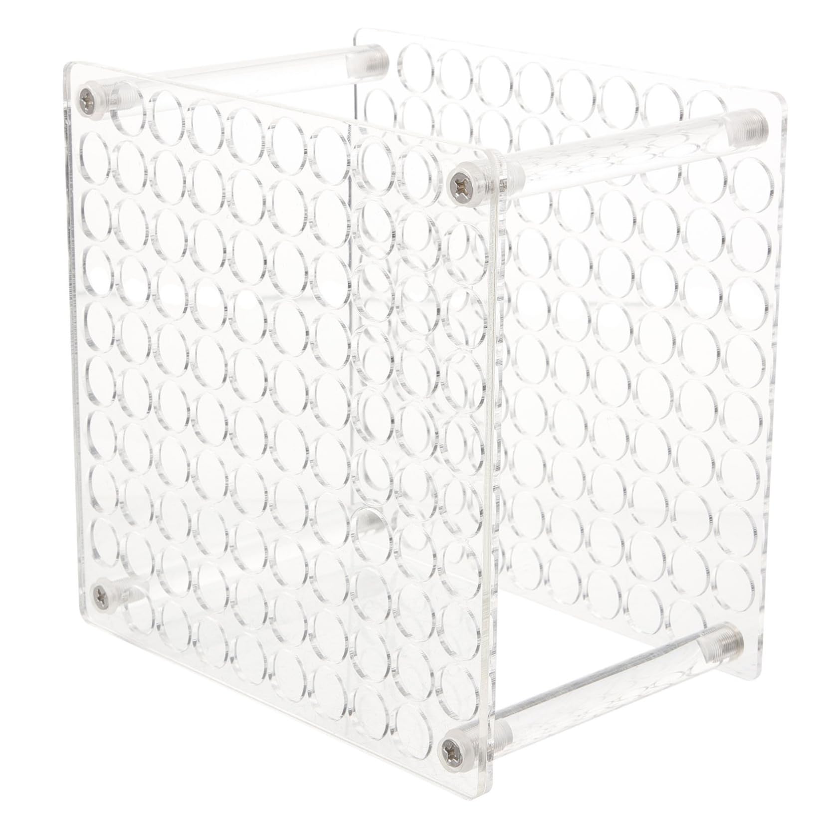 DOITOOL 4 Pezzi Portapenne Acrilico con Scomparti Multipli Organizer Scrivania per Penne Matite e Pennelli Supporto Resistente per Ufficio e Casa Organizer Penne Scrivania Ufficio
