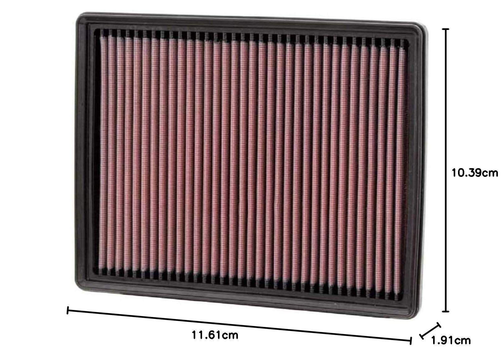 K&N 33-2934 filtr powietrza silnikowego: wysoka wydajność, premia, zmywalny, filtr wymienny, zwiększona wydajność, 2005-2012 (Carens, Rondo, Optima, Lotze)