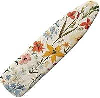 Vista 46 de Funda para tabla de planchar con diseño de estrella de mar de playa, resistente a los abrasadores, extra ancha, cubierta para tabla de planchar