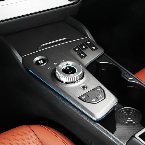 Miniatura 6 de YOUTOOCAR Cubierta de perilla de control de engranajes de aleación de aluminio compatible con accesorios Kia Sportage 2023-2025 (plateado)