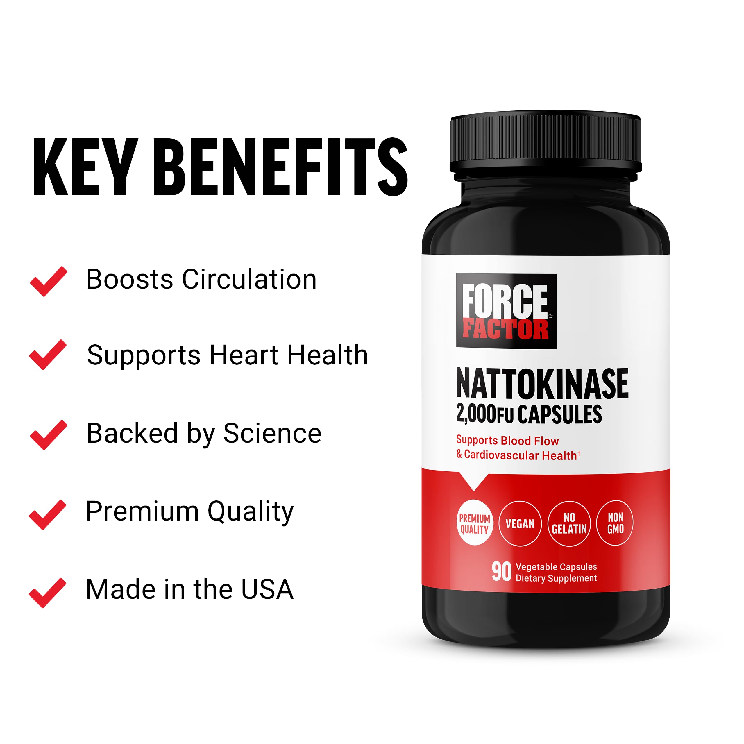 Force Factor Nattokinase 2000 FU, Nattokinase Supplement — Amazon image 2