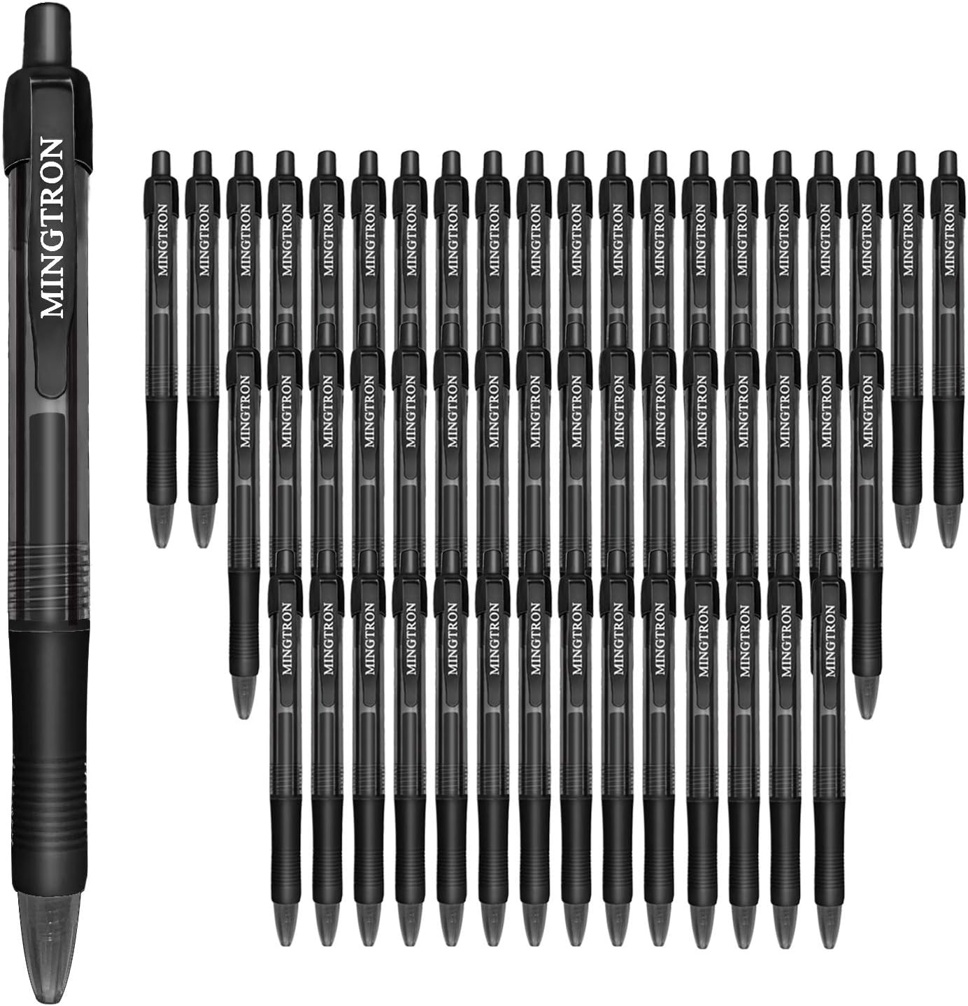 WRITECH 0.5mm Gel Pens with Soft Grip 8ct Retractable