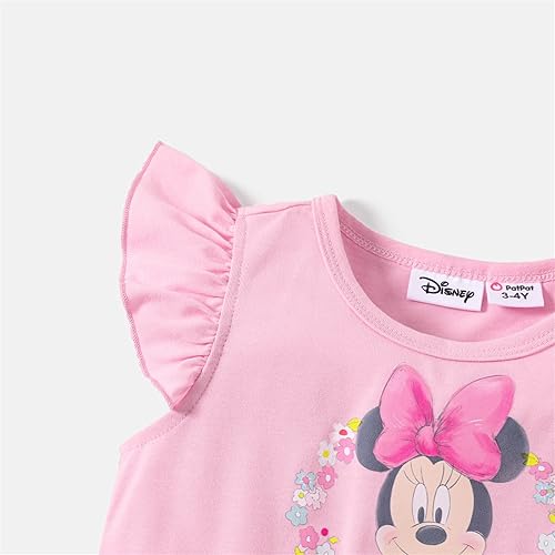 Miniatura 4 de Disney Frozen Elsa Princesa Cenicienta Ariel Jazmín Rapunzel Vestido para bebéniña, Vestido de manga larga con volantes y superposición de malla