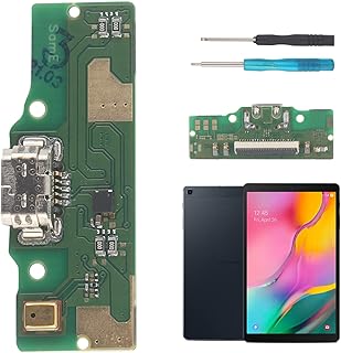 Charging Port Replacement for Samsung Galaxy Tab A 8.0 2019 T290 SM-T290 USB Dock Connector Flex Cable Microphone Replacement for Samsung Galaxy Tab A 8.0 2019 with Screwdrivers