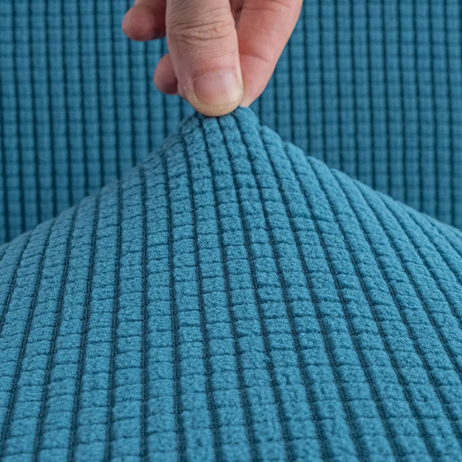 Set di 6 coprisedia elasticizzati universali con braccioli per sedie da pranzo con schienale alto, lavabili, protezione per sedia da ufficio nordico, vestibilità elastica, coperture resistenti per