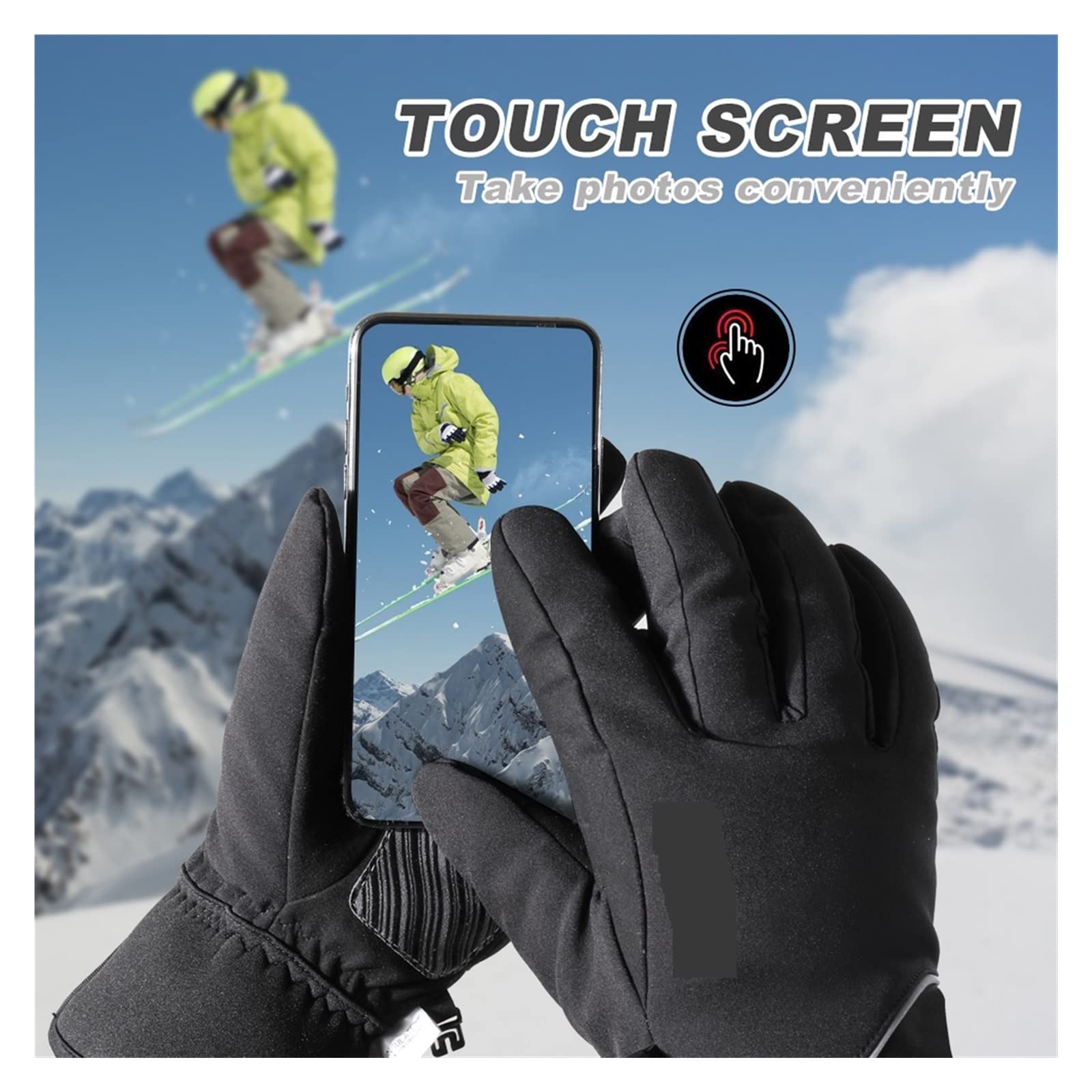 Guanti Da Sci Impermeabili PowBound™ Da Uomo | Columbia Sportswear - Foto 8