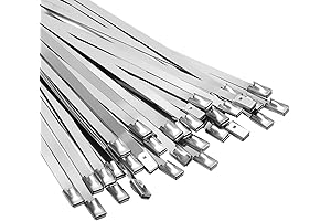 APIELE 11.8 inches Metal Zip Ties