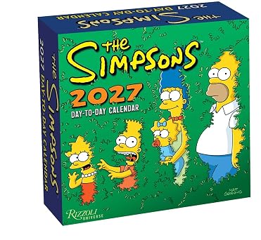 The Simpsons 2027 Day-to-Day Calendar