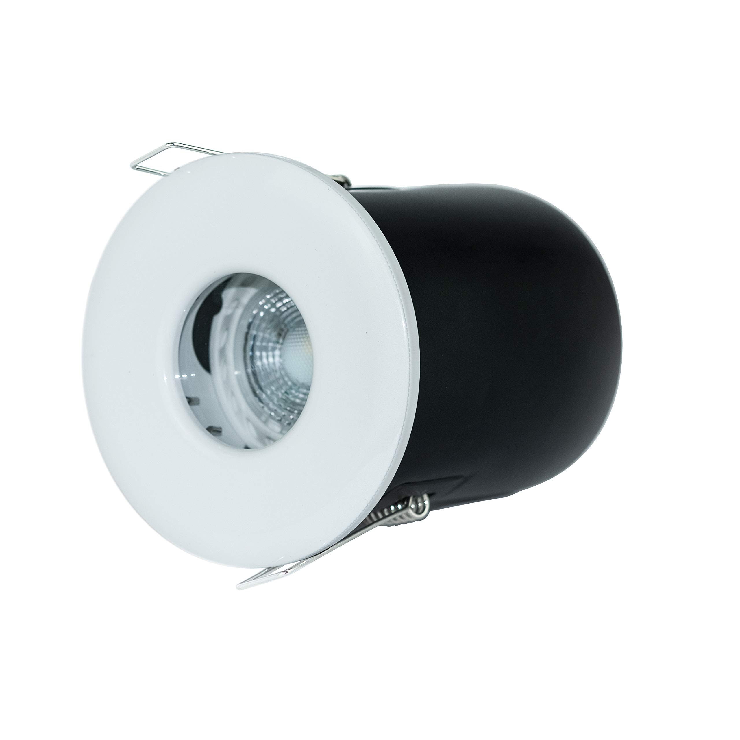 Luceco IP65 Fixed Fire Rated GU10 Downlight, White