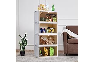 4 Tier Stackable Plastic Storage Containers