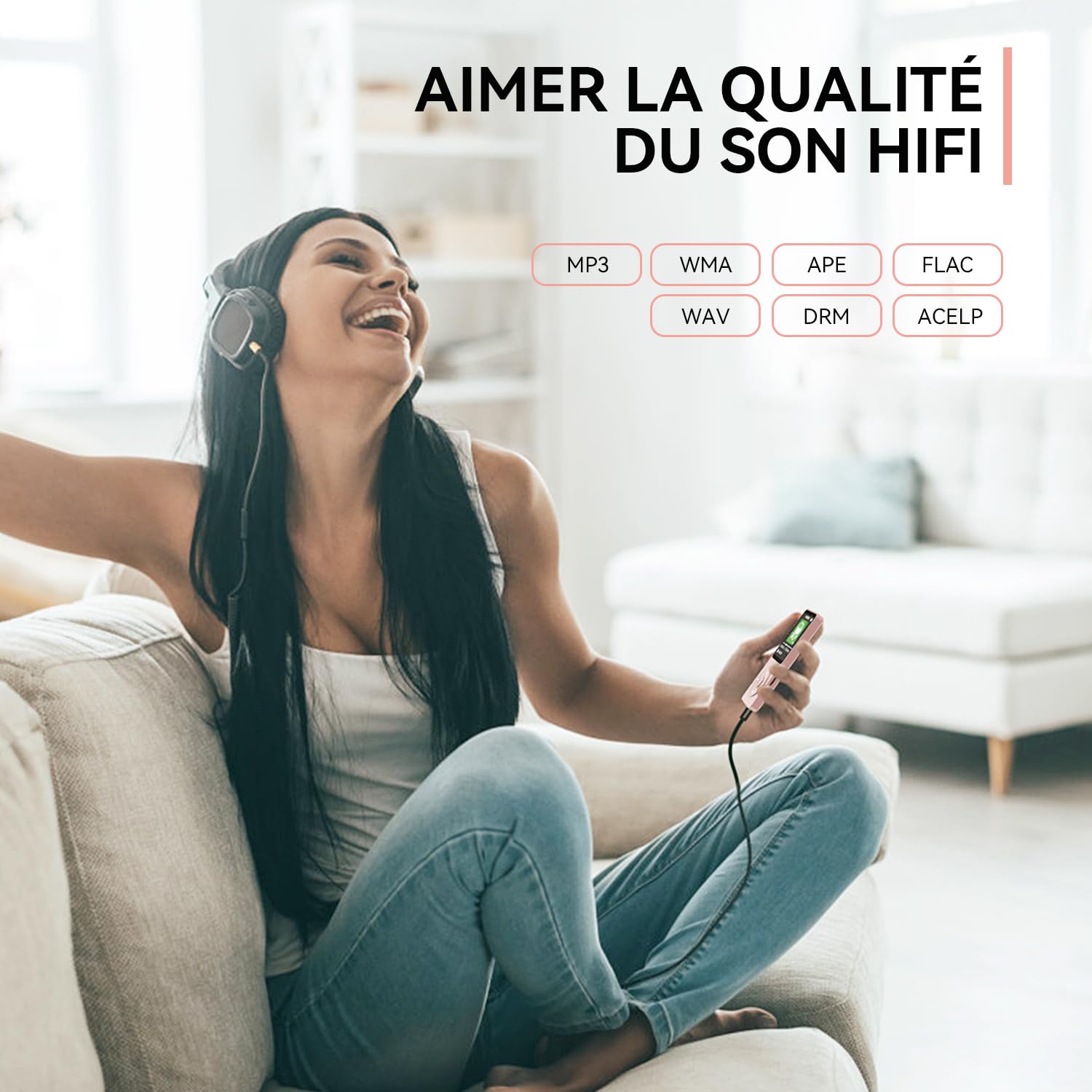 Lecteur MP3 AGPTEK 32 Go Bluetooth 5.3,Écran de 1,8 Pouces