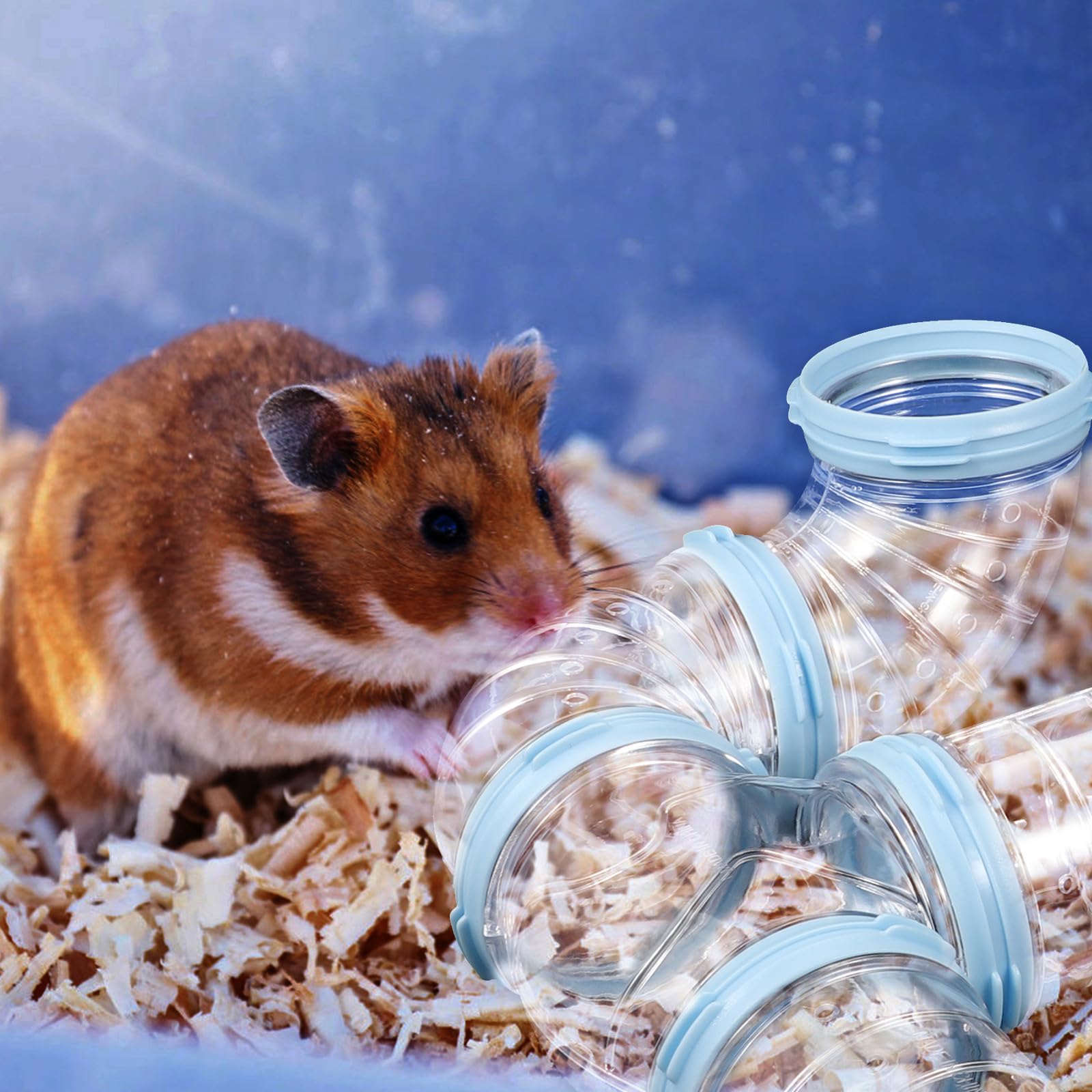 Hamster Tunnel Satz für Käfige Selbstgemacht Verbindung Transparent 2 Satz