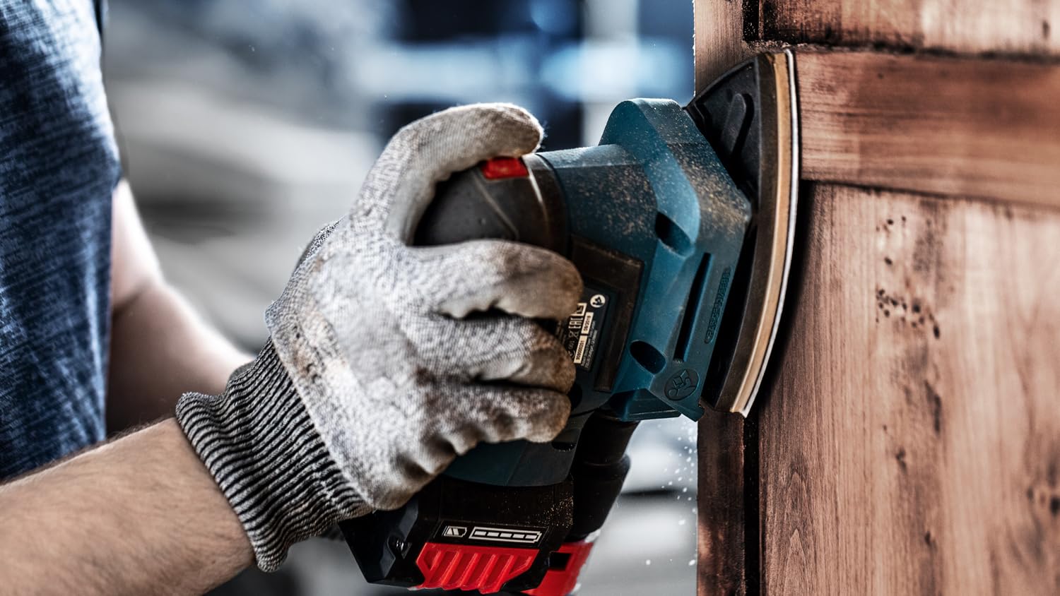 Bosch Juego de 50 redes de lija EXPERT M480 (para pintura sobre madera, madera dura, diámetro de 100 x 150 mm, grano 180, accesorio profesional)