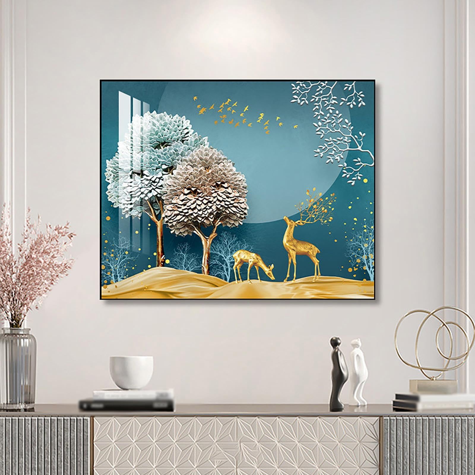 Cubre Cuadro Eléctrico Decorativo, Estilo Nórdico, Cristal, Sin Perforar