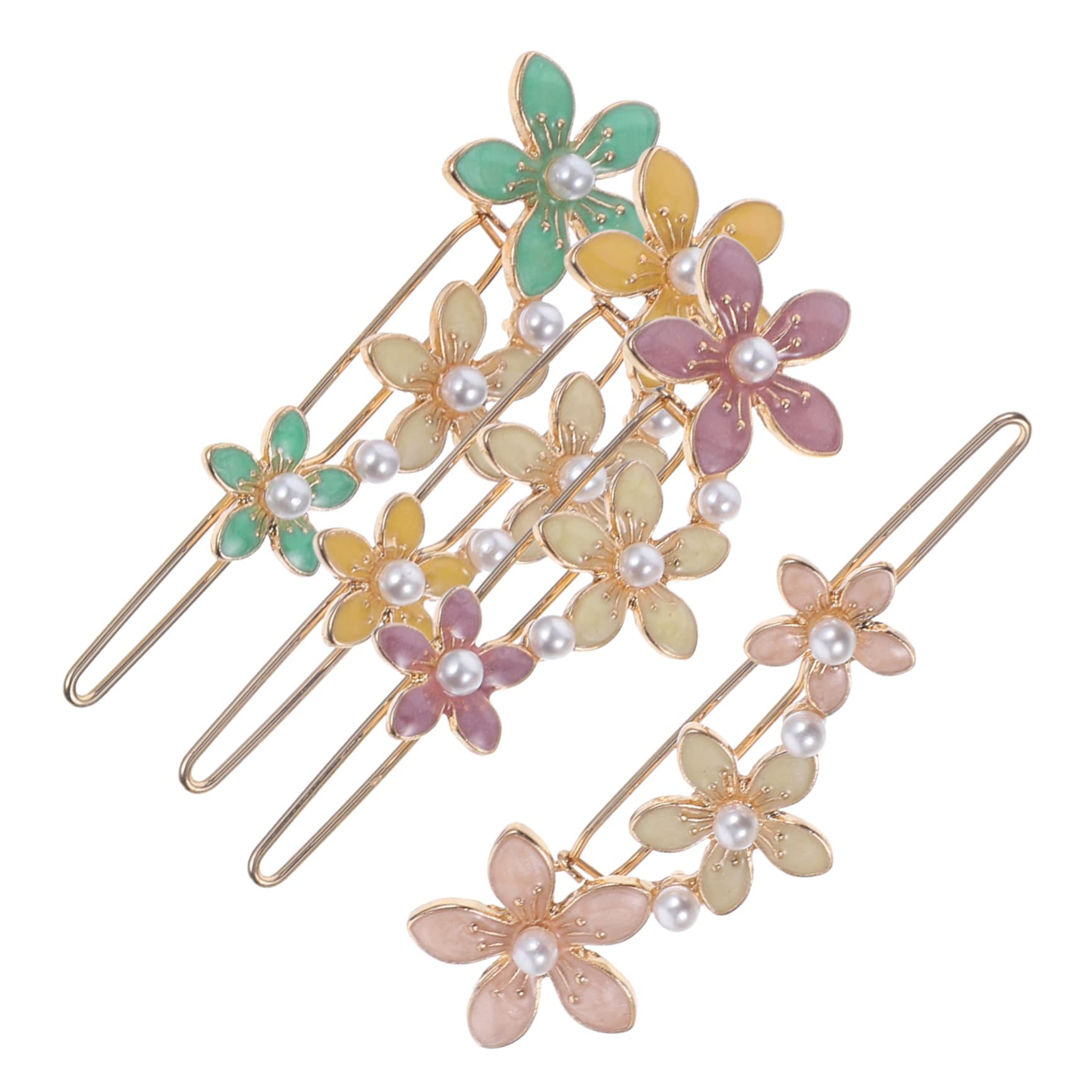 minkissy 20pezzi Fermagli Per Eleganti Metallo Con Fiori Perle Da Accessori Per Per Donne e Sposa Per Ogni Occasione e Stile Di Acconciatura