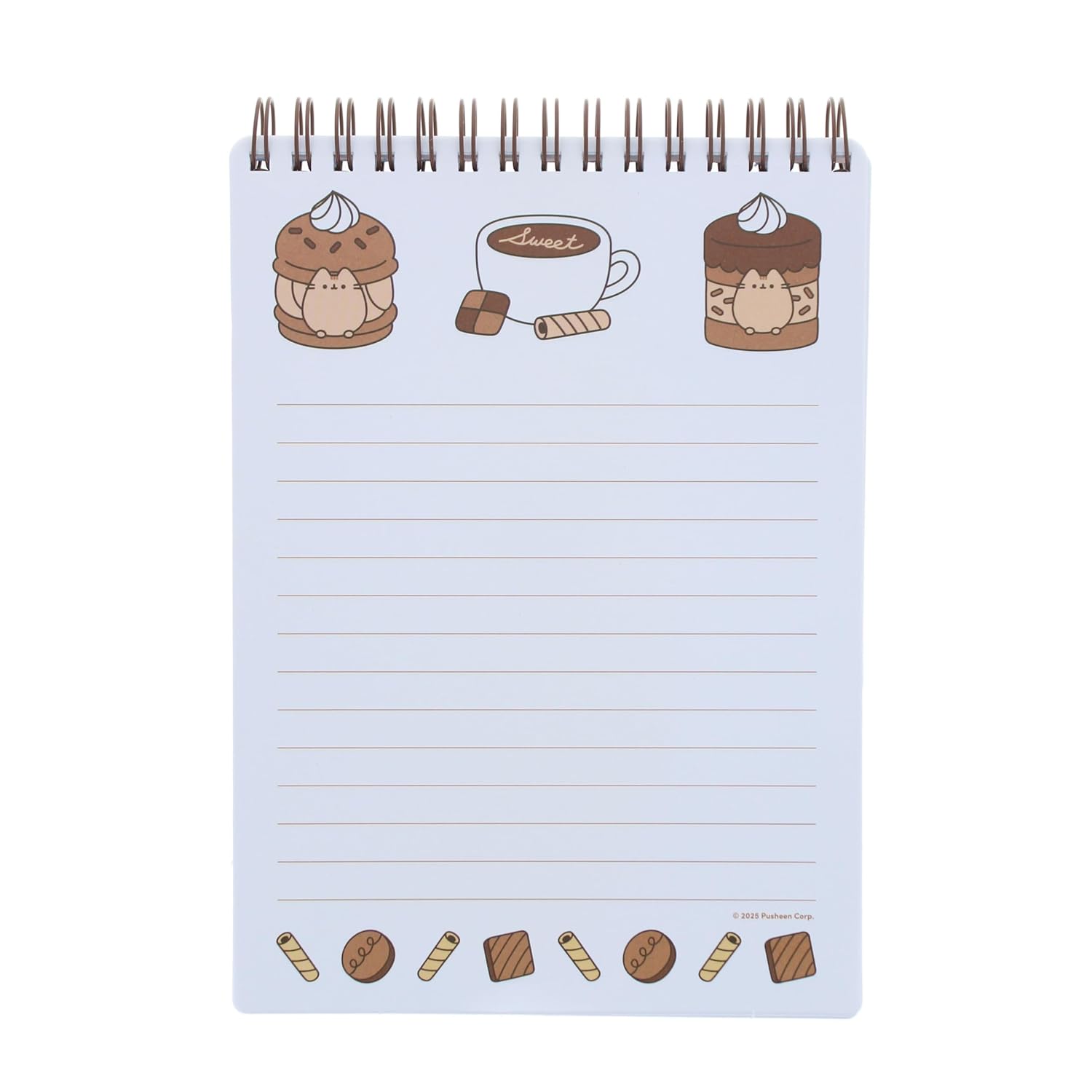 Blueprint Collections Pusheen Layered Notepad | Spiral Notebook for Girls | Cute Kawaii Notepad | Fun Memo Pad for School | Pusheen Stationery Gifts      Unknown Binding