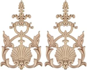 Applique in Legno Intagliato onlay Decalcomania Realizzata