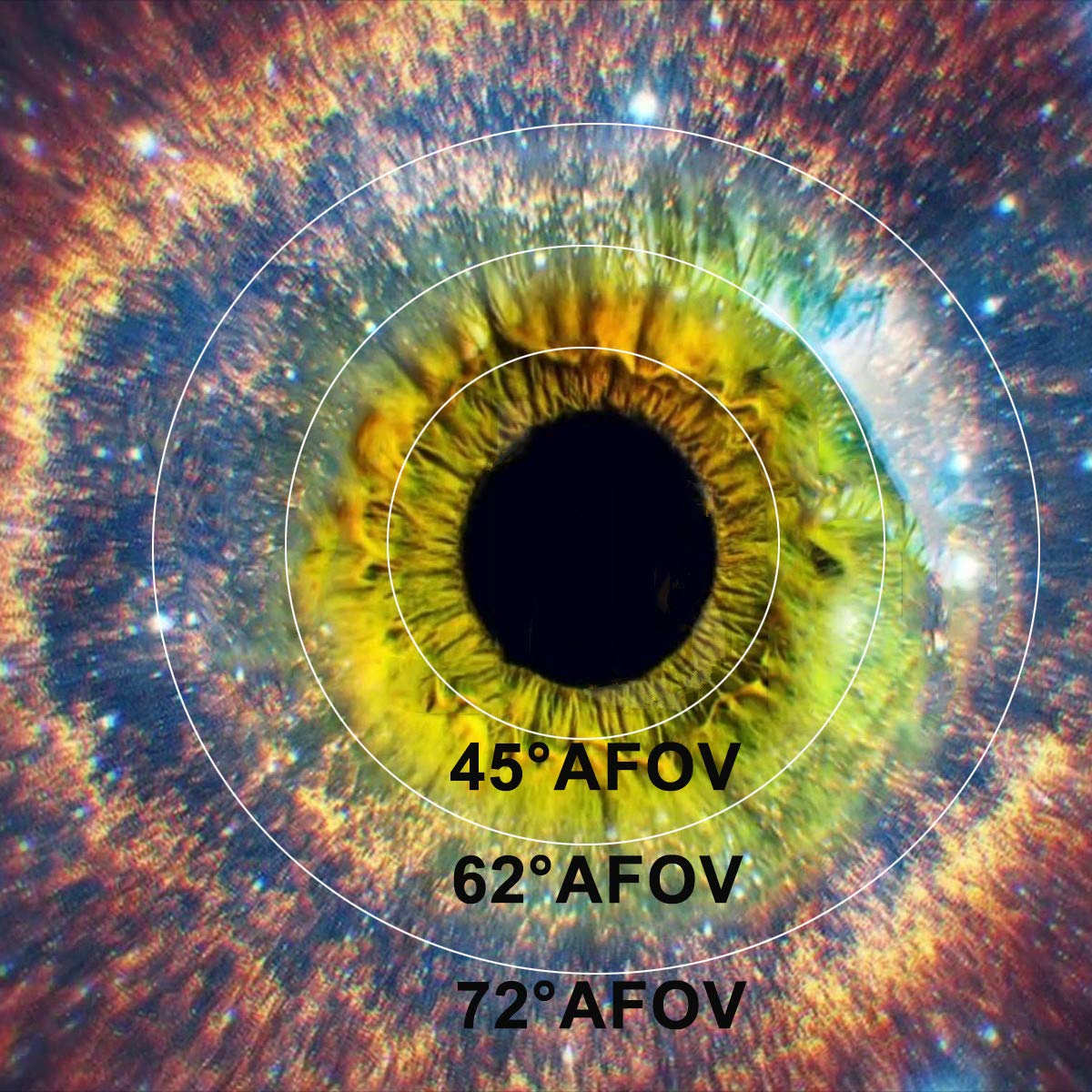 Svbony SV136 Teleskop Okular 2”, 34mm 72° Ultraweitwinkel Okular, FMC Achromatisches Linse, Angenehmes Sichtfeld Okular, für Große Objekte Die vollständige Mondscheibe, Den Offenen Cluster