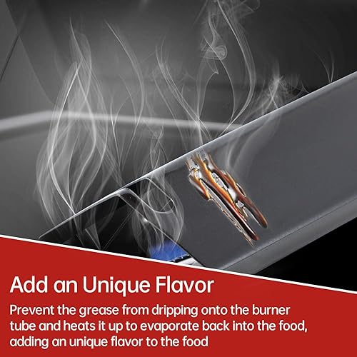 Miniatura 6 de Placas de calor para parrilla Dyna-Glo  Piezas de repuesto de parrilla de acero de porcelana de 15 pulgadas para parrilla Dyna-Glo, Backyard y