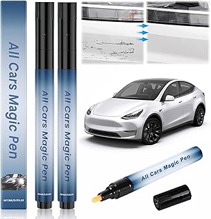 All Cars Magic Pen, Car Scratch Remover for Vehicles, Professional Car Paint Scratch Repair, Quick Fix for Scratches and Paint Damage, Lasting Car Scratch Remover, Easy Use, Fits All Car Colors (2Pcs)
