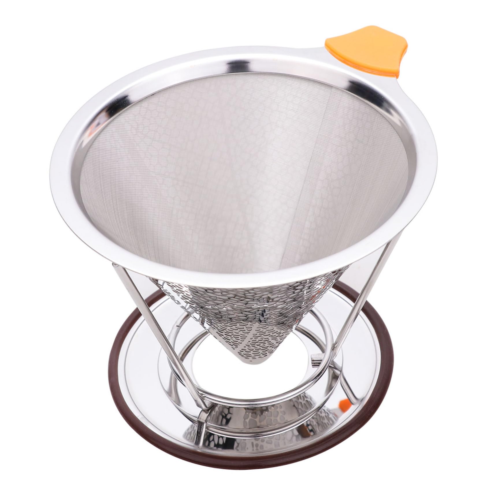 Filtro de Café de Acero Inoxidable 304 Doble Capa 125 Ml