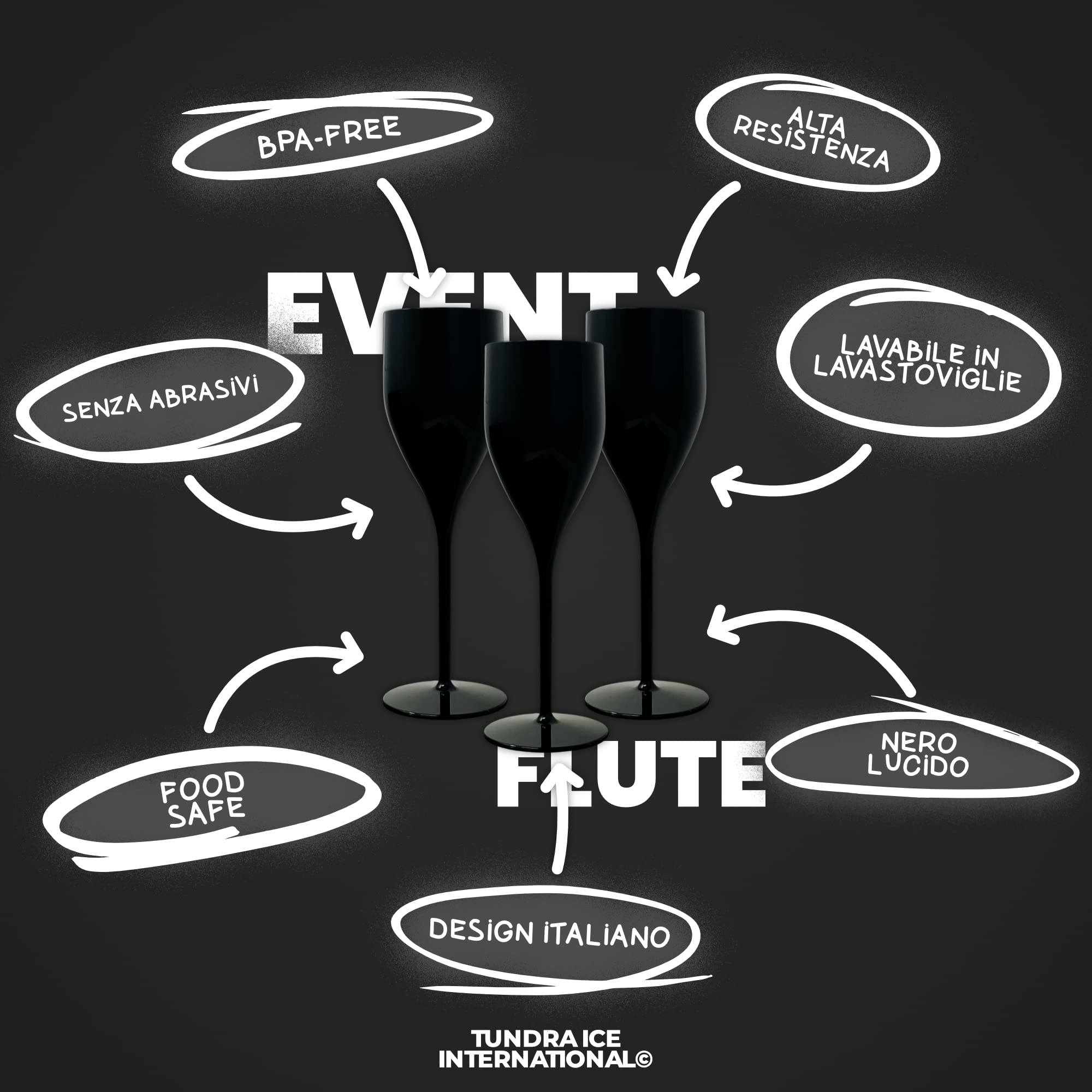 Set 6 Calici In Plastica Tritan Infrangibili - Per Vino E Cocktail 33cl - Foto 1