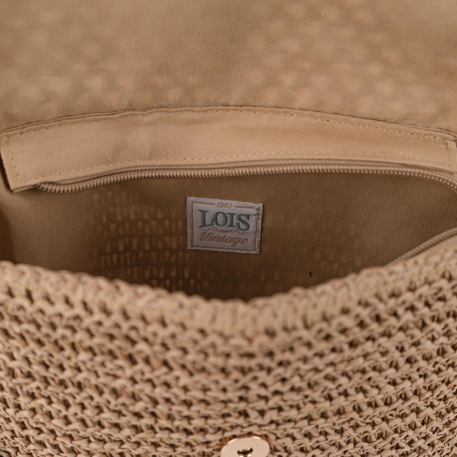 Lois - Bolsos Bandolera Mujer Rafia estilo casual elegantes. Bandolera Mujer Verano para diario moderno