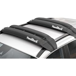Baca Para Peugeot 207 HandiWorld HRACK HandiRack Barras de Techo Universales - Barras de Techo de Alta Resistencia Quick Fit - Negro