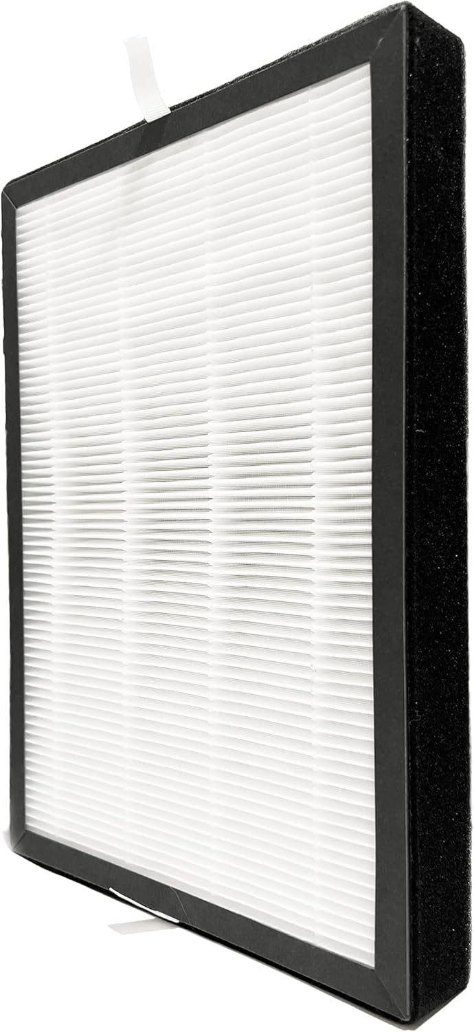 Nispira True HEPA Carbon Filter Replacement Compatible with Azeus GL-FS32 MOOKA GL-FS32 KOIOS Air Purifier, 1 Pack