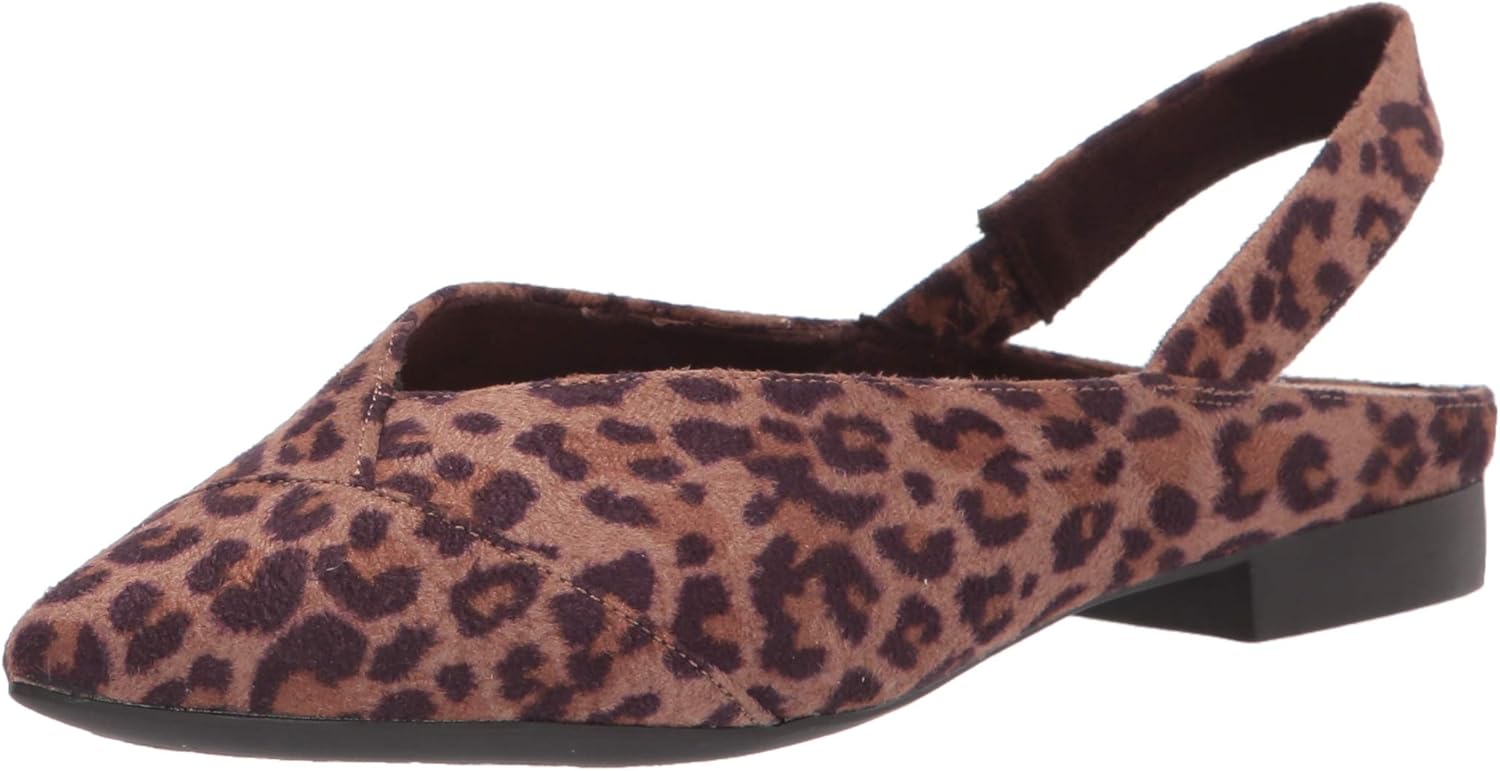 Bella Vita womens Ballet Flat, Leopard Suede, 6.5 US