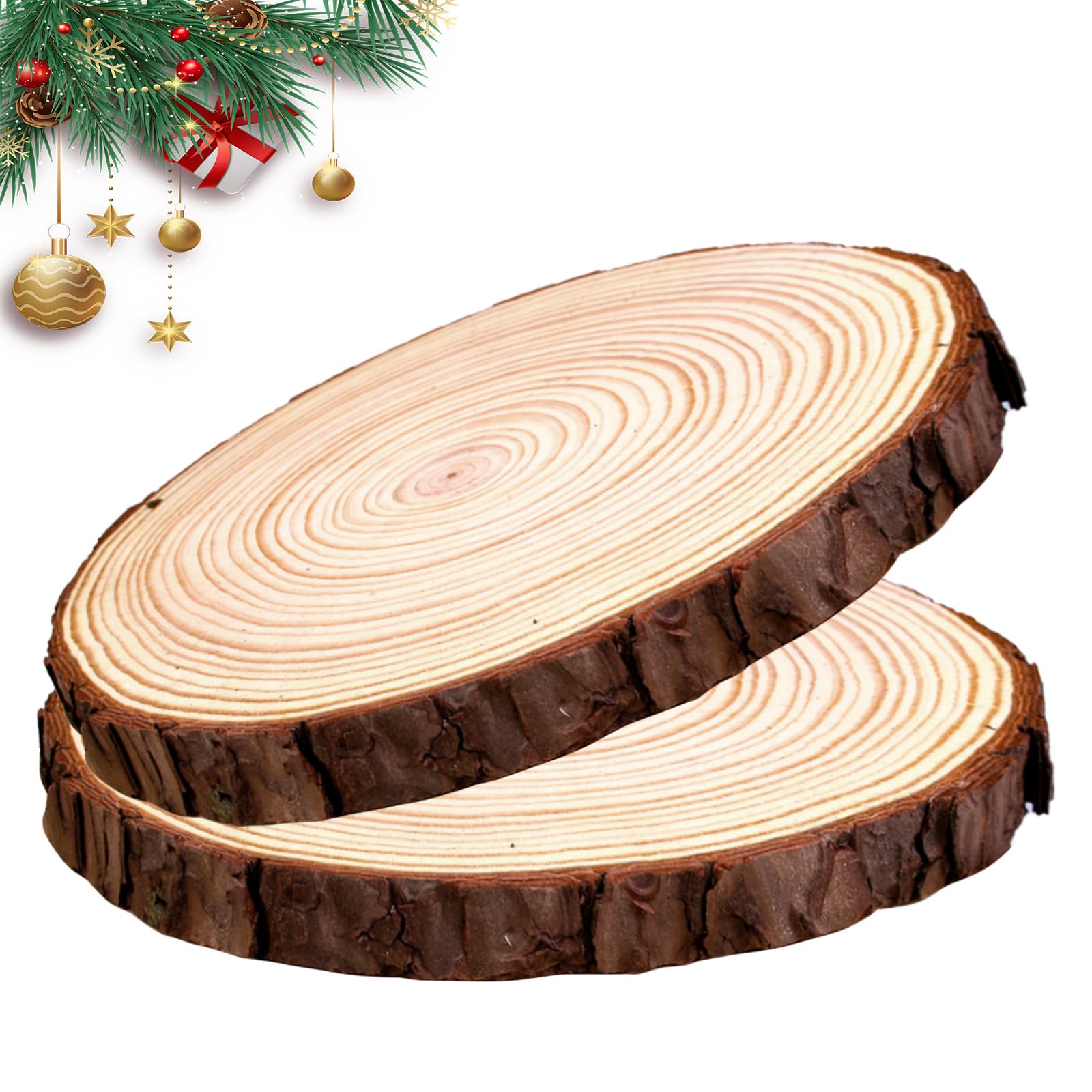 Tranches de bois naturel BORDEAG pour vos travaux manuels et ateliers créatifs en famille