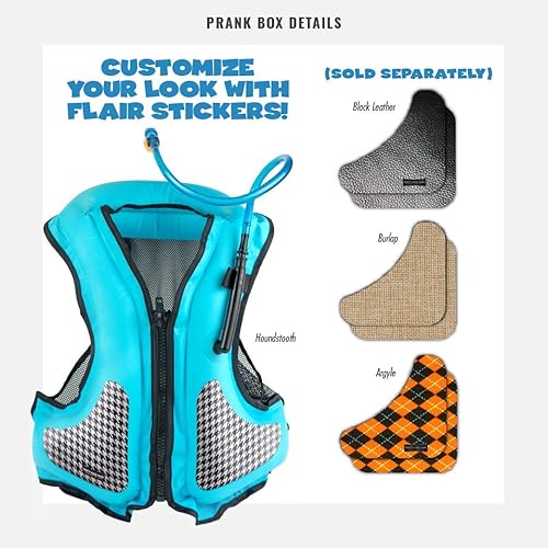 Miniatura 135 de Prank Pack - Caja de regalo para bromas de red de cabeza Noggin Net, envuelve tu regalo real en una divertida y auténtica caja de regalo, caja