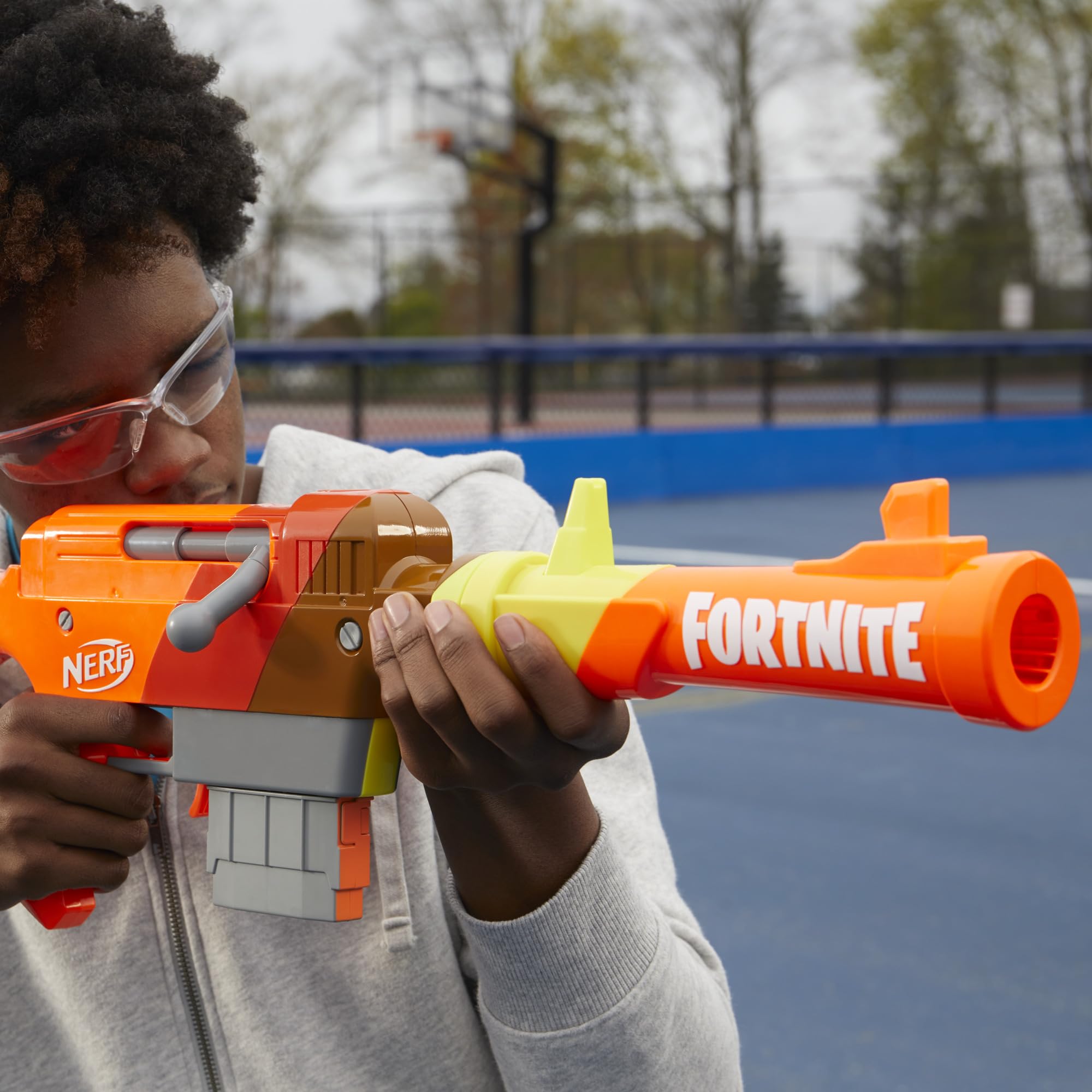 Amazon.co.jp: Nerf Fortnite HR ダーツブラスター、ラフラップ
