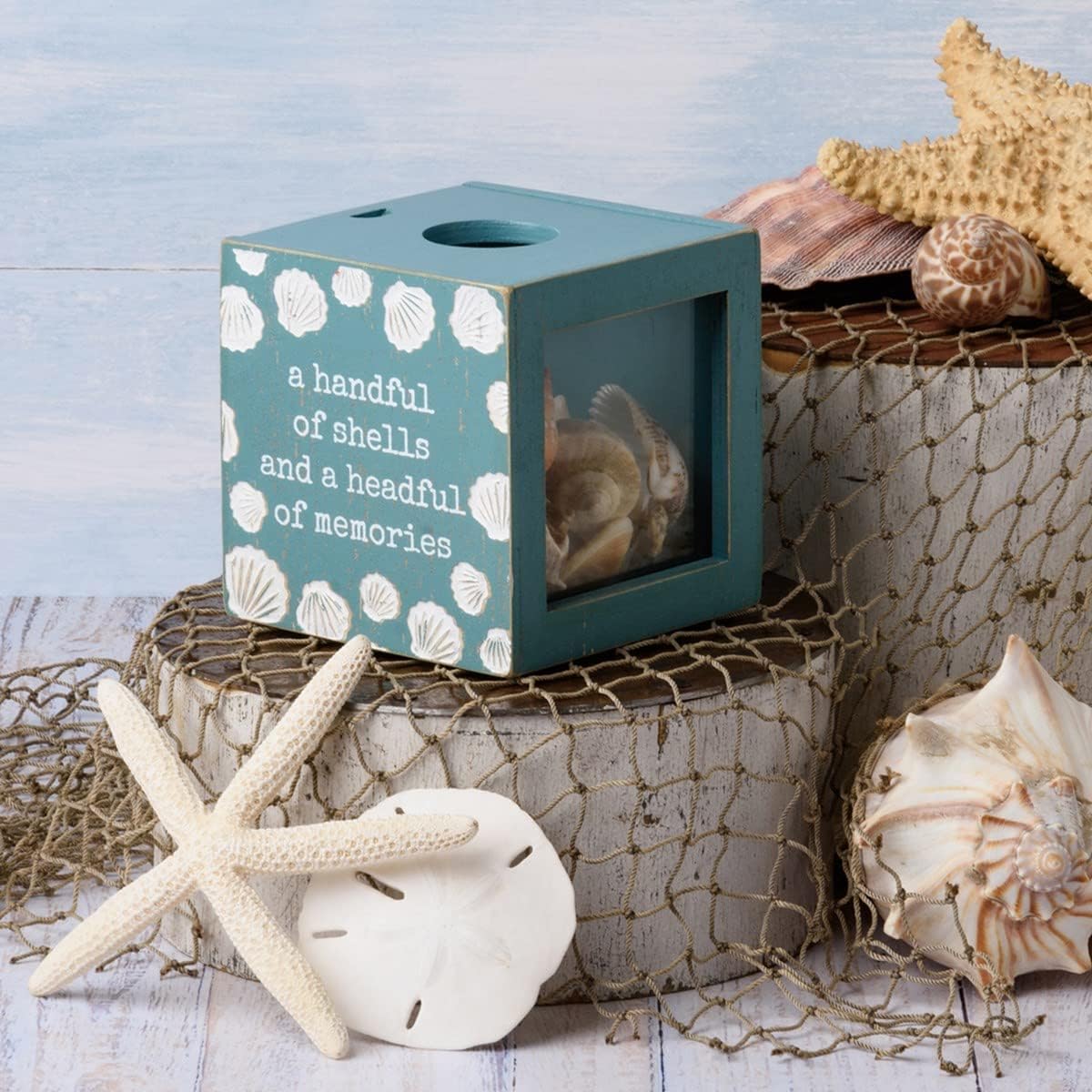 Primitives by Kathy A Handful Of Shells And A Headful Of Memories Home Décor Shell Holder image 2