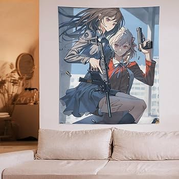 リコリス・リコイル　タペストリー　ポスター　まとめ売り Amazon.co.jp: タペストリー ちさたき リコリス・リコイル 布