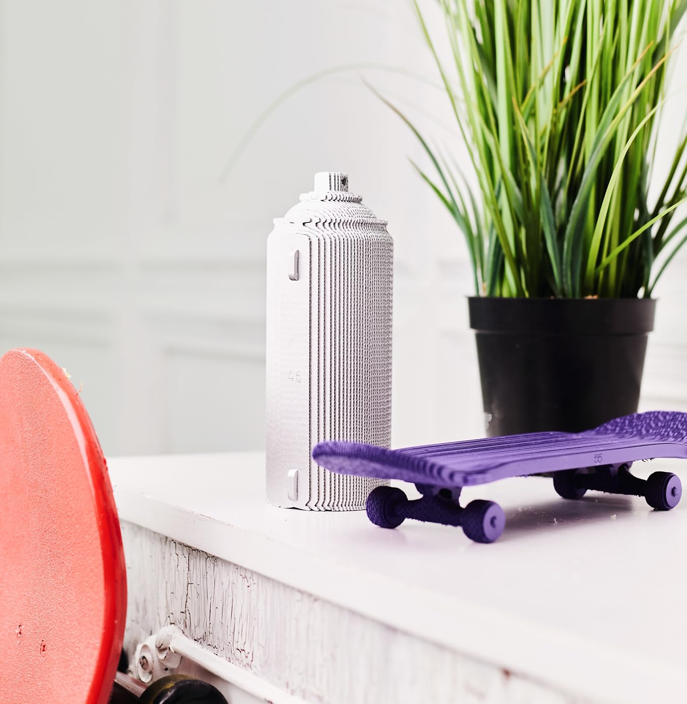 Skateboard Puzzle 3D en Carton – Coffret 2 Maquettes