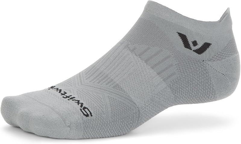 ASPIRE Zero No Show Performance Socks | Moisture Wicking - Firm Compression - Breathable Mesh - No-Show Zero Cuff - Snug Y-Heel Fit - Snug Y-Heel Fit