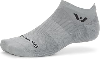 ASPIRE Zero No Show Performance Socks | Moisture Wicking - Firm Compression - Breathable Mesh - No-Show Zero Cuff - Snug Y-Heel Fit - Snug Y-Heel Fit