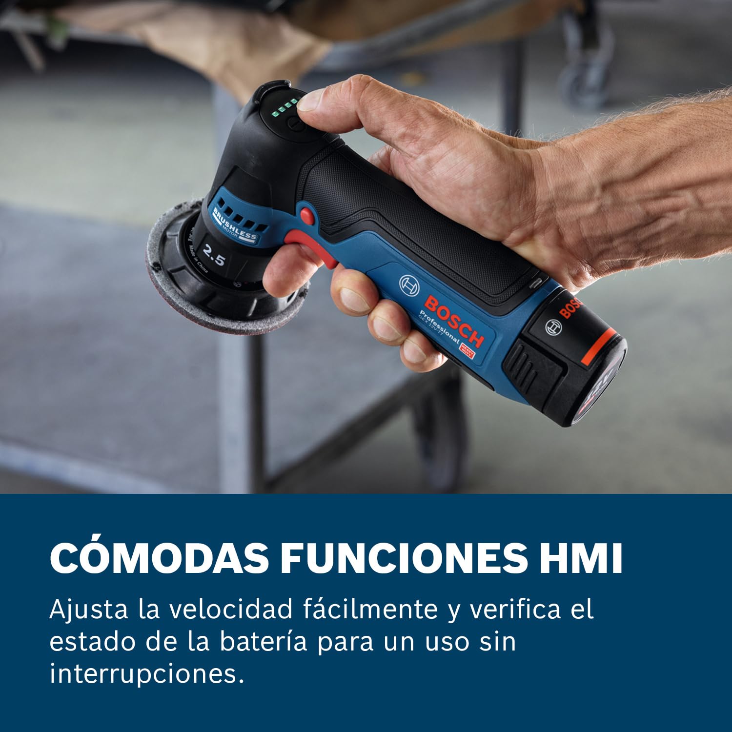 Bosch PRO Lijadora excéntrica GEX 12V-77